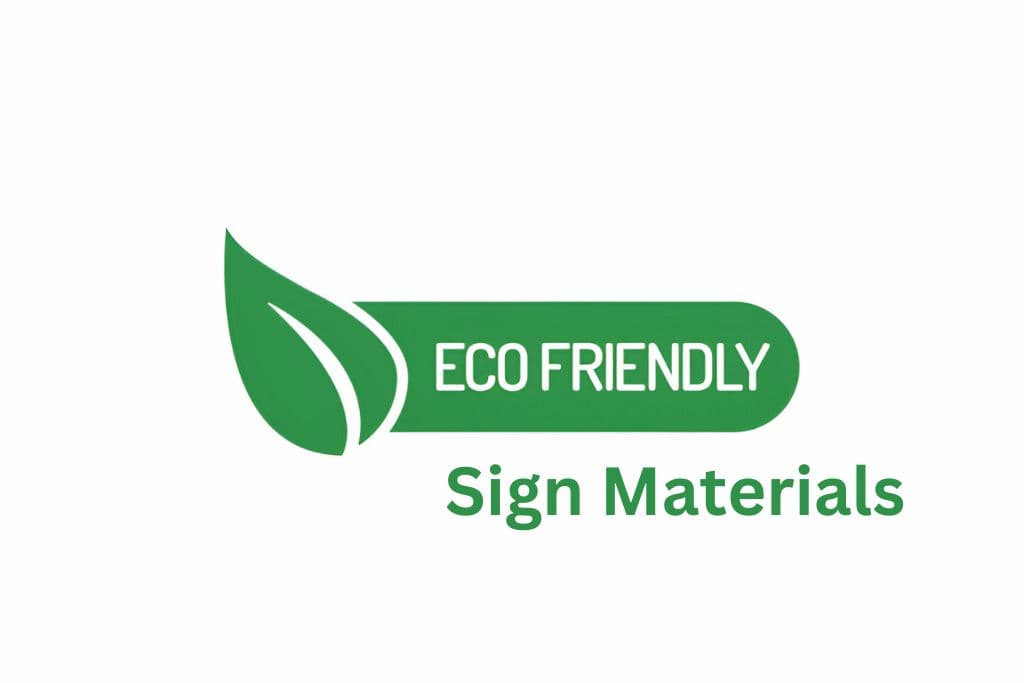 Creative wooden sign made from recycled materials, perfect for eco-conscious businesses and boutique shops.